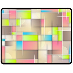 Background Abstract Grid Fleece Blanket (Medium) 