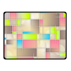 Background Abstract Grid Fleece Blanket (Small)