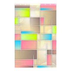 Background Abstract Grid Shower Curtain 48  x 72  (Small) 