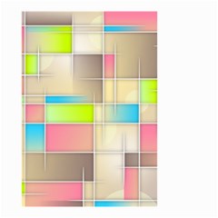 Background Abstract Grid Small Garden Flag (Two Sides)