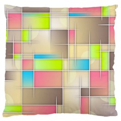 Background Abstract Grid Standard Flano Cushion Case (one Side) by Nexatart