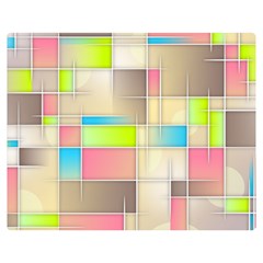 Background Abstract Grid Double Sided Flano Blanket (Medium) 