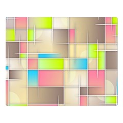 Background Abstract Grid Double Sided Flano Blanket (large)  by Nexatart