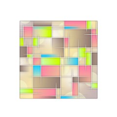 Background Abstract Grid Satin Bandana Scarf