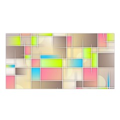 Background Abstract Grid Satin Shawl by Nexatart