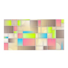 Background Abstract Grid Satin Wrap