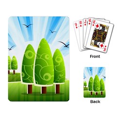 Landscape Nature Background Playing Card by Nexatart