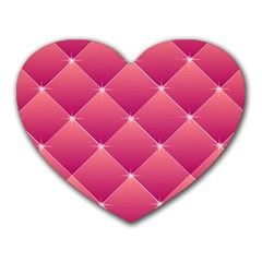 Pink Background Geometric Design Heart Mousepads by Nexatart