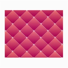 Pink Background Geometric Design Small Glasses Cloth (2-side) by Nexatart