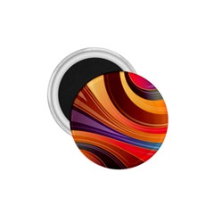 Abstract Colorful Background Wavy 1.75  Magnets