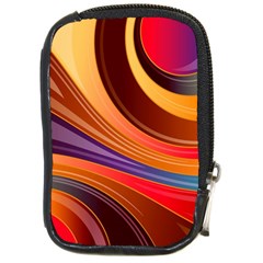 Abstract Colorful Background Wavy Compact Camera Cases