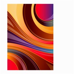 Abstract Colorful Background Wavy Small Garden Flag (Two Sides)