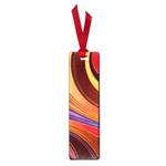 Abstract Colorful Background Wavy Small Book Marks Front