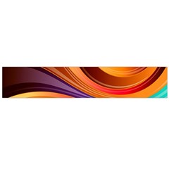 Abstract Colorful Background Wavy Large Flano Scarf 