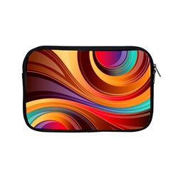 Abstract Colorful Background Wavy Apple MacBook Pro 13  Zipper Case