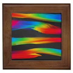 Colorful Background Framed Tiles by Nexatart