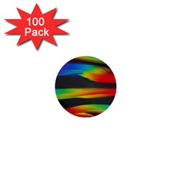 Colorful Background 1  Mini Buttons (100 Pack)  by Nexatart