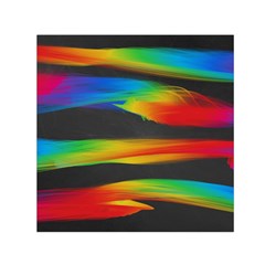 Colorful Background Small Satin Scarf (square) by Nexatart