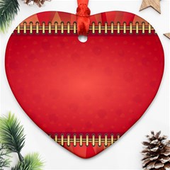 Background Red Abstract Ornament (Heart)