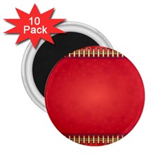 Background Red Abstract 2.25  Magnets (10 pack) 