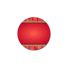 Background Red Abstract Golf Ball Marker (4 pack)