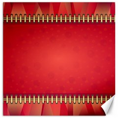 Background Red Abstract Canvas 20  x 20  