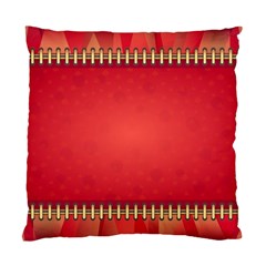 Background Red Abstract Standard Cushion Case (Two Sides)