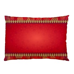 Background Red Abstract Pillow Case