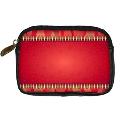 Background Red Abstract Digital Camera Cases