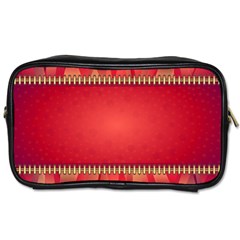 Background Red Abstract Toiletries Bags