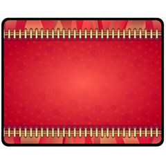 Background Red Abstract Fleece Blanket (Medium) 