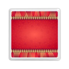 Background Red Abstract Memory Card Reader (Square) 