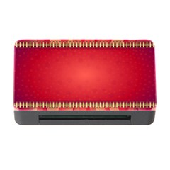 Background Red Abstract Memory Card Reader with CF