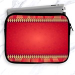 Background Red Abstract Apple iPad 2/3/4 Zipper Cases Front