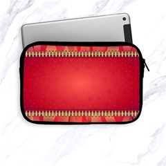 Background Red Abstract Apple Ipad Mini Zipper Cases by Nexatart