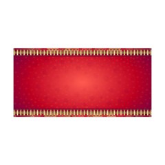 Background Red Abstract Yoga Headband