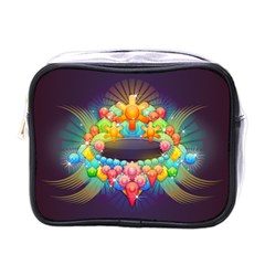 Badge Abstract Abstract Design Mini Toiletries Bags by Nexatart