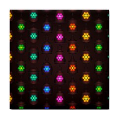 Lanterns Background Lamps Light Tile Coasters by Nexatart