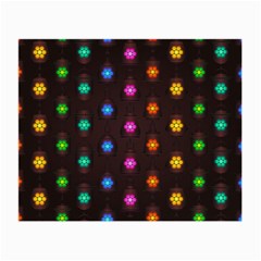 Lanterns Background Lamps Light Small Glasses Cloth by Nexatart