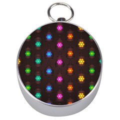 Lanterns Background Lamps Light Silver Compasses by Nexatart