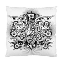 Forest Patrol Tribal Abstract Standard Cushion Case (one Side) by Nexatart