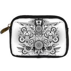 Forest Patrol Tribal Abstract Digital Camera Cases by Nexatart