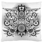 Forest Patrol Tribal Abstract Large Cushion Case (Two Sides) Front