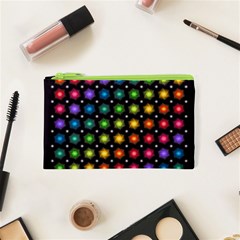 Background Colorful Geometric Cosmetic Bag (xs) by Nexatart