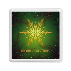 Christmas Snowflake Card E Card Memory Card Reader (square)  by Nexatart