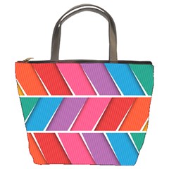 Abstract Background Colorful Bucket Bags by Nexatart