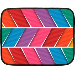 Abstract Background Colorful Fleece Blanket (mini) by Nexatart