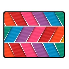 Abstract Background Colorful Double Sided Fleece Blanket (small)  by Nexatart