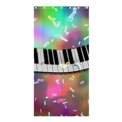 Piano Keys Music Colorful 3d Shower Curtain 36  X 72  (stall)  by Nexatart