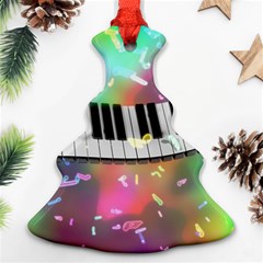 Piano Keys Music Colorful 3d Ornament (christmas Tree)  by Nexatart